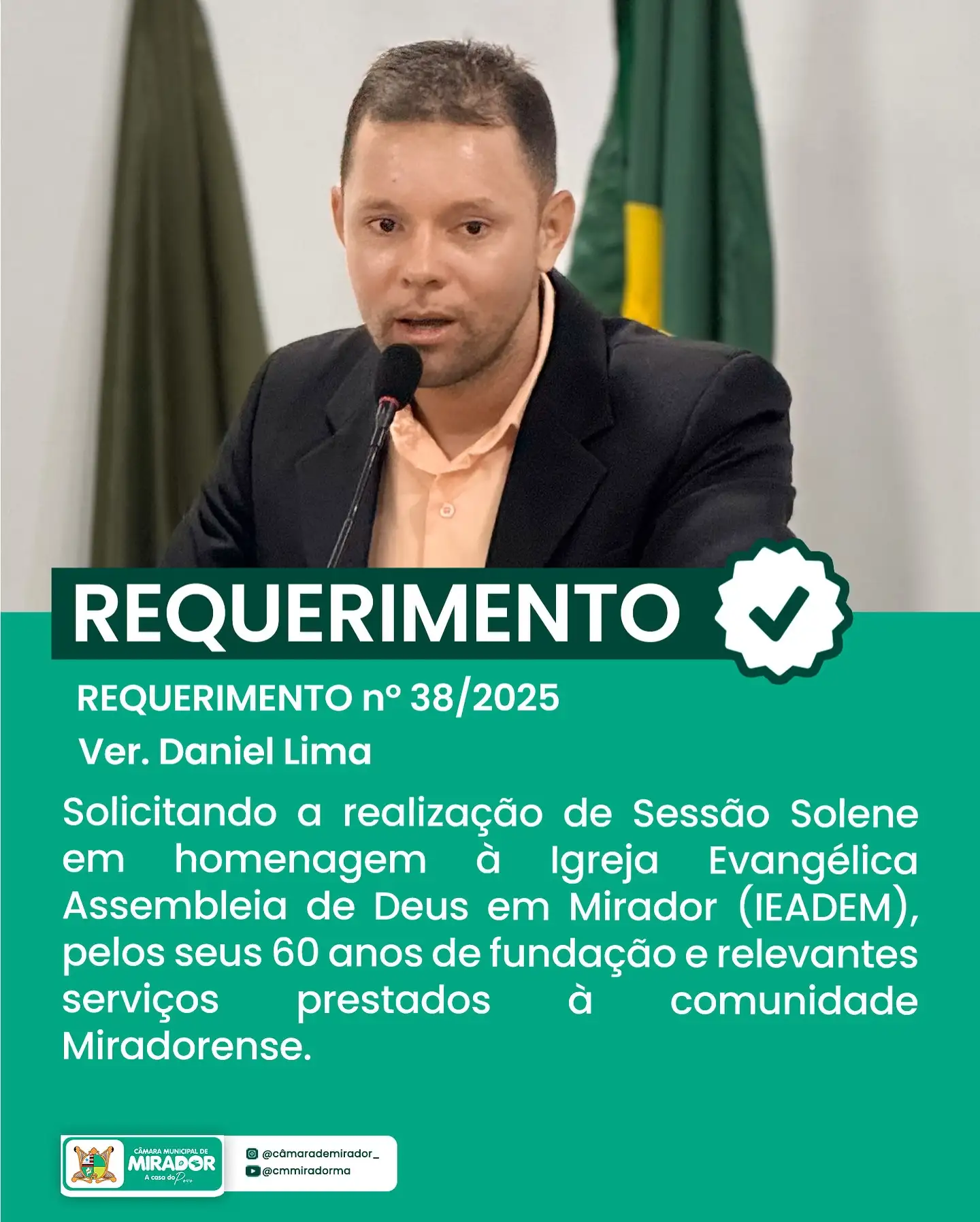 Foto 8 – Resumo da Última Sessão | Câmara Municipal de Mirador