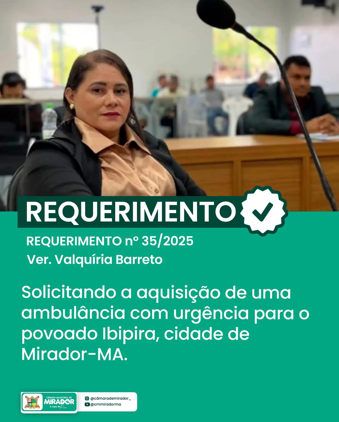 Foto 3 – Resumo da Última Sessão | Câmara Municipal de Mirador